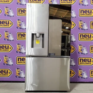 LG 26 cu. ft. Counter-Depth French Door Refrigerator in Stainless Steel with Mirror InstaView™ 3SD917 - LRYKC2606S - Scratch & Dent (Minor) - Image 1