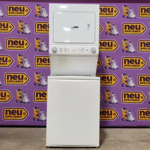 Frigidaire Electric Long Vent Stacked Laundry Center - 3.9 Cu. Ft Washer and 5.5 Cu. Ft. Dryer 4SD482 - FLCE7523AW - Scratch & Dent (Minor) - Image 1