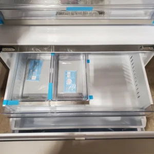 LG 26 cu. ft. Counter-Depth French Door Refrigerator in Stainless Steel with Mirror InstaView™ 3SD917 - LRYKC2606S - Scratch & Dent (Minor) - Image 6