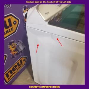 Maytag White Smart Top Load 5.2 Cu. Ft. Washer with Extra Power Button MVW7230HW - Scratch and Dent (Minor) and Maytag White Smart Gas 7.4 Cu. Ft. Dryer with Extra Power Button MGD7230HW - Open Box - Image 2