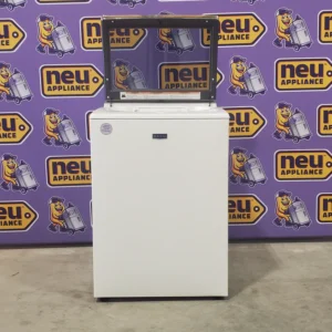 Maytag White Smart Top Load 5.3 Cu. Ft. Washer with Extra Power and Built- In Faucet MVW7230HW - Certified Refurbished and Maytag White Smart Electric 7.4 Cu. Ft. Dryer with Extra Power MED7230HW - New in Box - Image 9