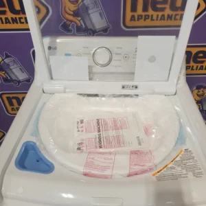 LG White Top Load 4.5 Cu. Ft. Washer with NeveRust Drum and TurboDrum Technology WT7000CW - New in Box and LG 7.3 cu. ft. Ultra Large High Efficiency Electric Dryer in White 16067 - DLE7000W - Scratch & Dent (Minor) - Image 7