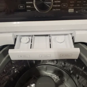 Frigidaire 4.4 Cu. Ft. Top Load Washer in White 3SD975 - FLVW7523BW - Scratch & Dent (Moderate) - Image 4