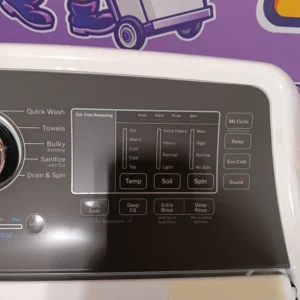 GE 4.5 cu. ft. Capacity Washer with Water Level Control GTW585BSVWS - New in Box and GE 7.2 cu. ft. Capacity Electric Dryer with Up To 120 ft. Venting and Extended Tumble 16028 - GTD48EASWWB - Certified Refurbished - Image 7