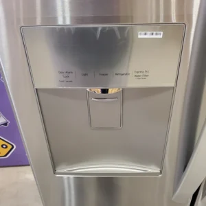 LG 22 cu. ft. 30" Wide French Door Refrigerator with Water Dispenser in Stainless Steel 3SD921 - LFDS22520S - Open Box - Image 2