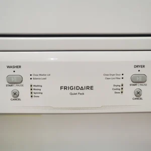 Frigidaire Electric Long Vent Stacked Laundry Center - 3.9 Cu. Ft Washer and 5.5 Cu. Ft. Dryer 4SD482 - FLCE7523AW - Scratch & Dent (Minor) - Image 3