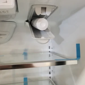 KitchenAid 22 cu. ft. 36-Inch Width Counter Depth Panel Ready with Interior Dispense French Door Refrigerator KRFC302EPA - Open Box - Image 2