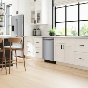 Bosch 100 Series 24 in. Stainless Steel Front Control Smart 48 dBA Built-In Stainless Steel Tub Dishwasher - New - Image 4