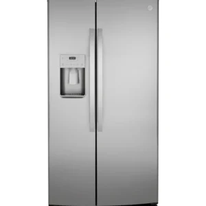 GE 21.8 Cu. Ft. Counter-Depth Fingerprint Resistant Side-By-Side Refrigerator GZS221YN - New in Box - Image 1