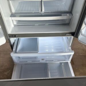 GE 30-Inch French Door Refrigerator, Model PFE28KYNFS (Used) - Image 5