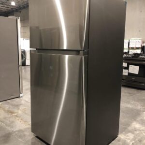 Samsung 18 Cu. Ft. Top Freezer Refrigerator, Model RT18M6215SG - Image 1