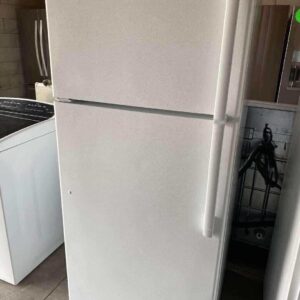 GE 19.2 Cu. Ft. Top-Freezer Refrigerator – White – Pre-Owned (Model: GTS19KGNRWW) - Image 1