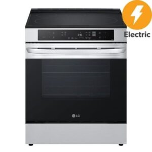 LG 6.3 cu. ft. Induction Slide-in Electric Range with Convection - Black Stainless Steel - Image 1