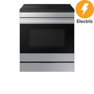 Samsung Bespoke 6.3 cu. ft. Slide-In Induction Range in Stainless Steel with Air Sous Vide - Image 1