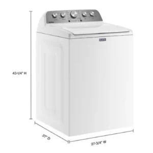 Maytag Dryer – White | Energy Efficient Appliance - Image 3