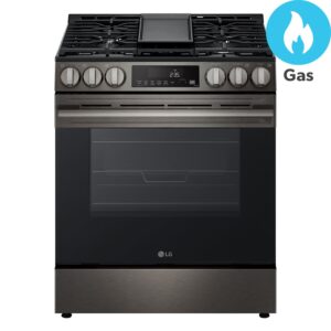 LG 5.8 cu. ft. Gas Single Oven Slide-in Range with New Handle and Printproof® - Image 1