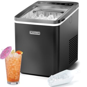 Iceman by Chefman 1.5 lb Compact Nugget Ice Machine with Ice Basket and Scoop - Image 4